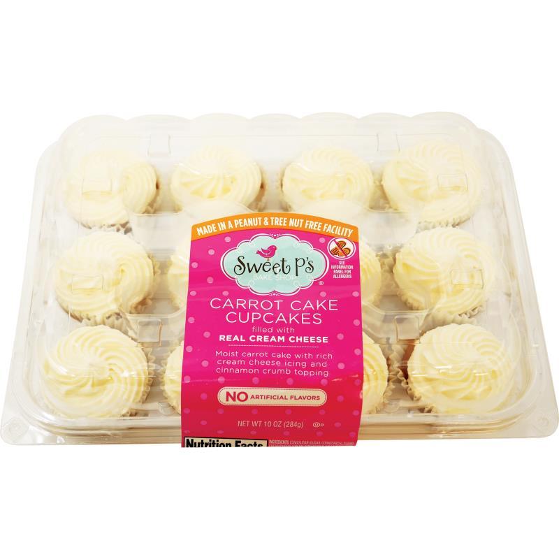 Sweet P's Carrot Cake Cupcakes 12 ct