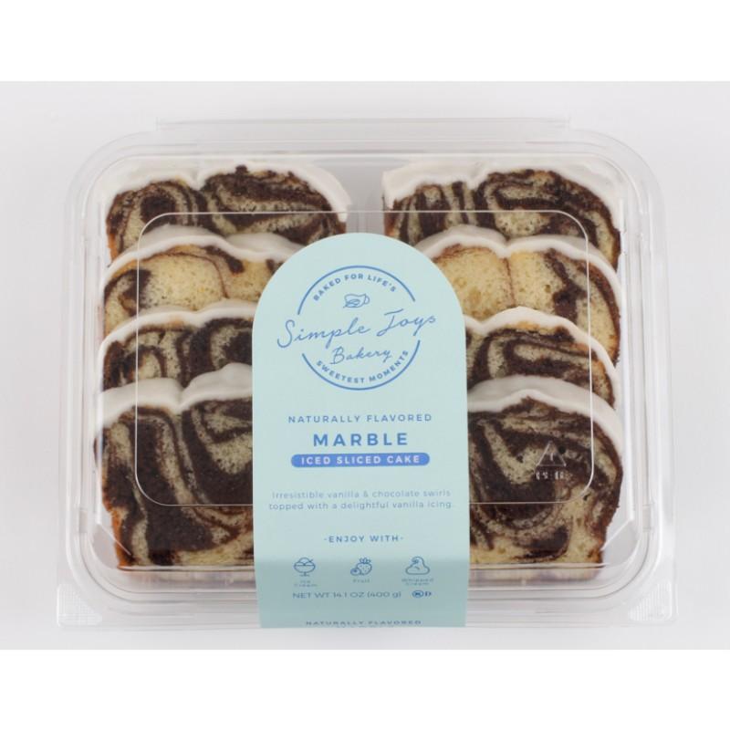 Simple Joys Bakery Marble Iced Sliced Cake 14 oz.