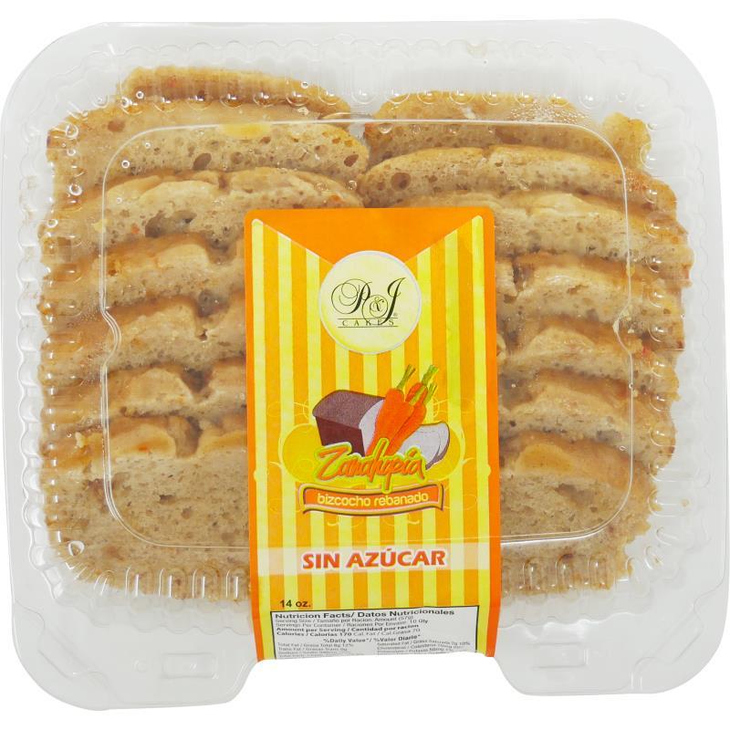 P & J Cake Bizcocho Zanahoria Rebanado 14 oz.