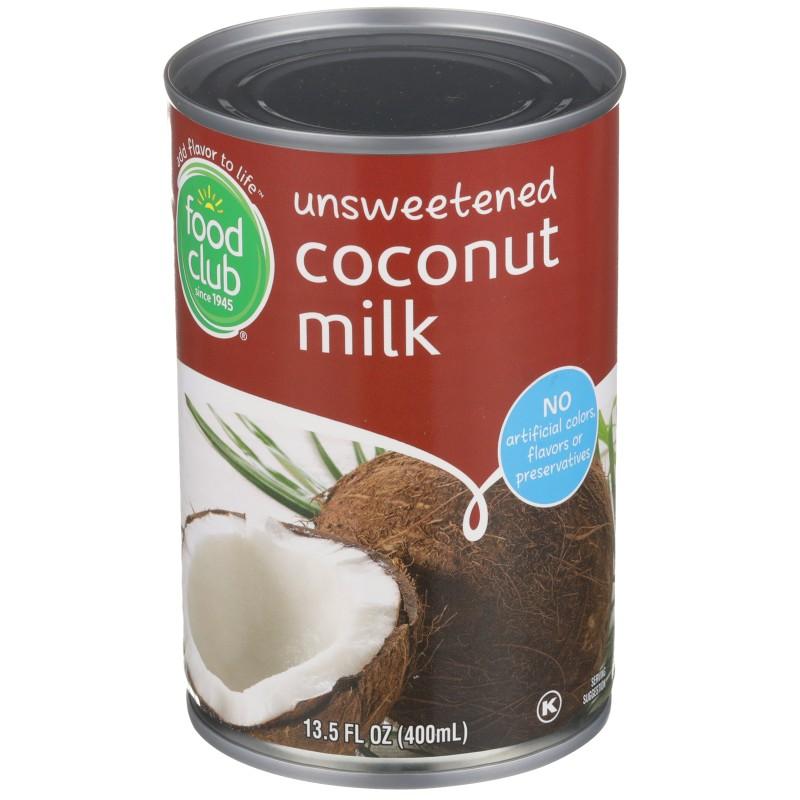 Food Club Coconut Milk Unsweetened 13.5 oz