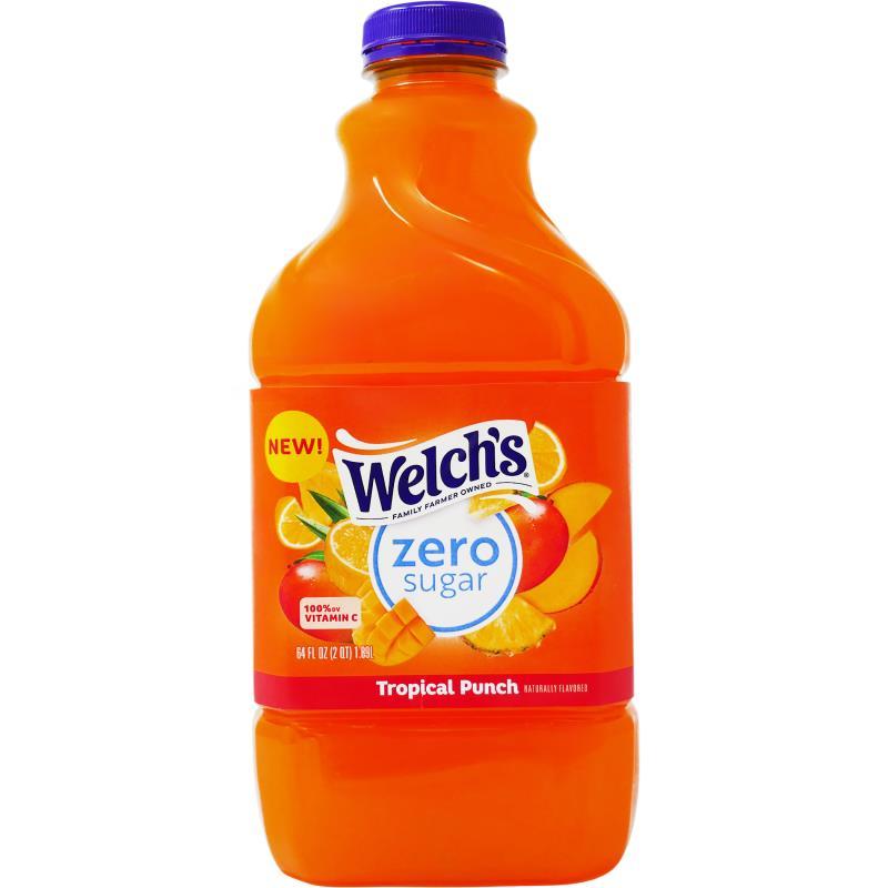 Welch’s Zero Sugar Tropical Punch 64 oz