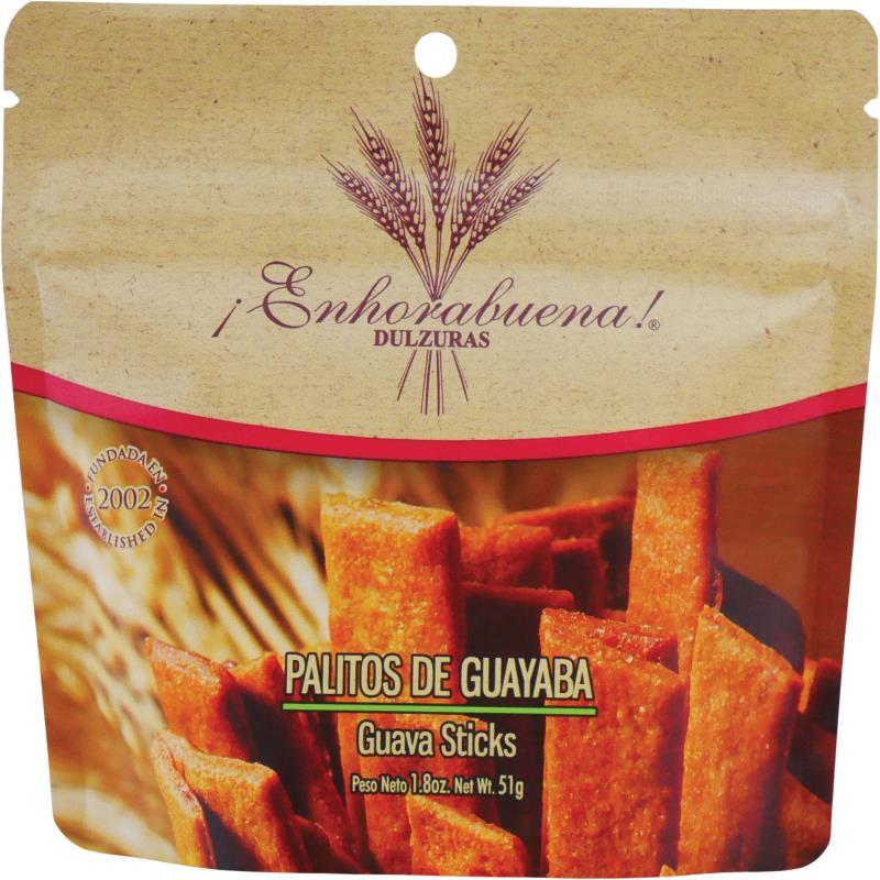 Enhorabuena Dulzura Palitos de Guayaba 1.8 oz