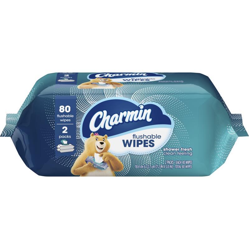 Charmin Flushable Wipes 80 ct