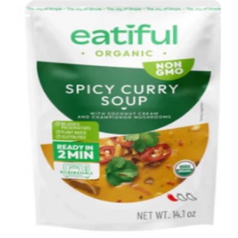 Eatiful Organic Spicy Curry Soup 14.1 oz.