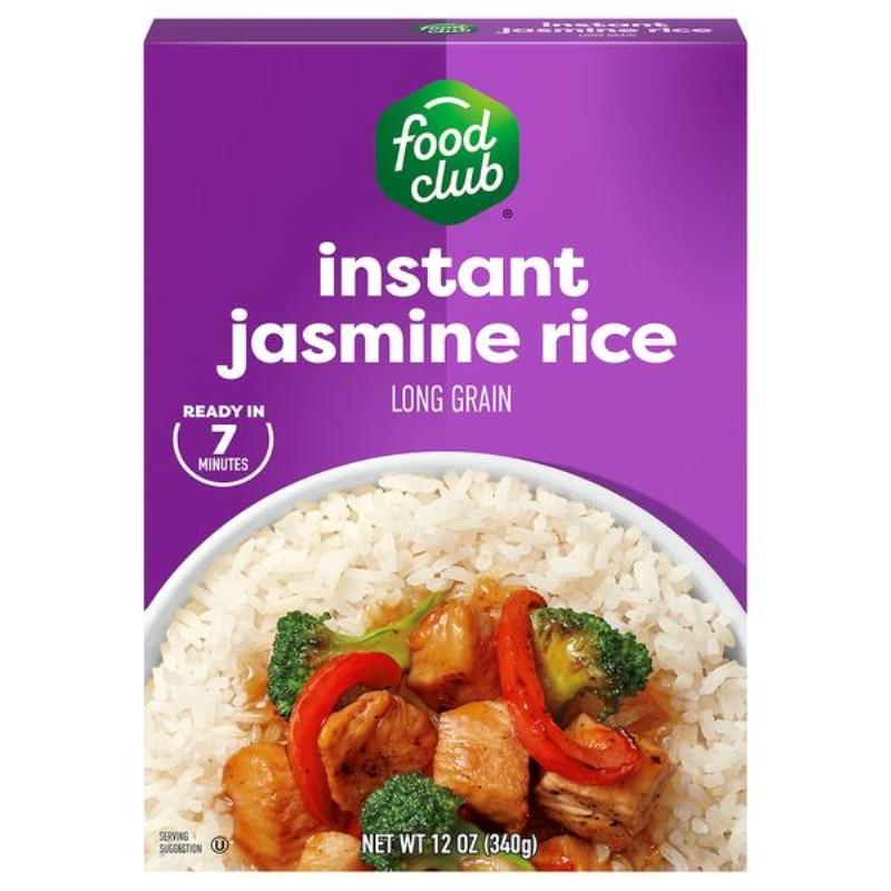 Food Club Instant Jasmine Rice 12 oz