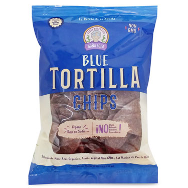 Doña Lola Blue Tortilla Chips 8 oz