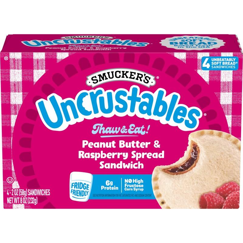 Smucker's Uncrustables Peanut Butter Raspberry 4 ct.