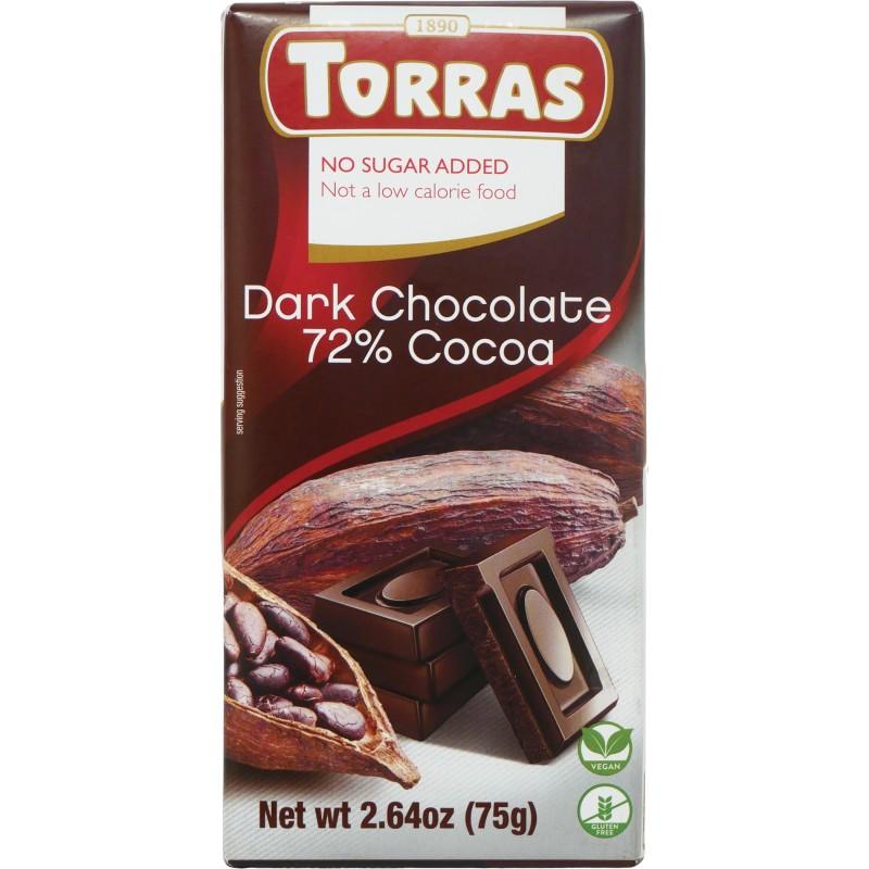 Torras Dark Chocolate 72% 2.64 oz.
