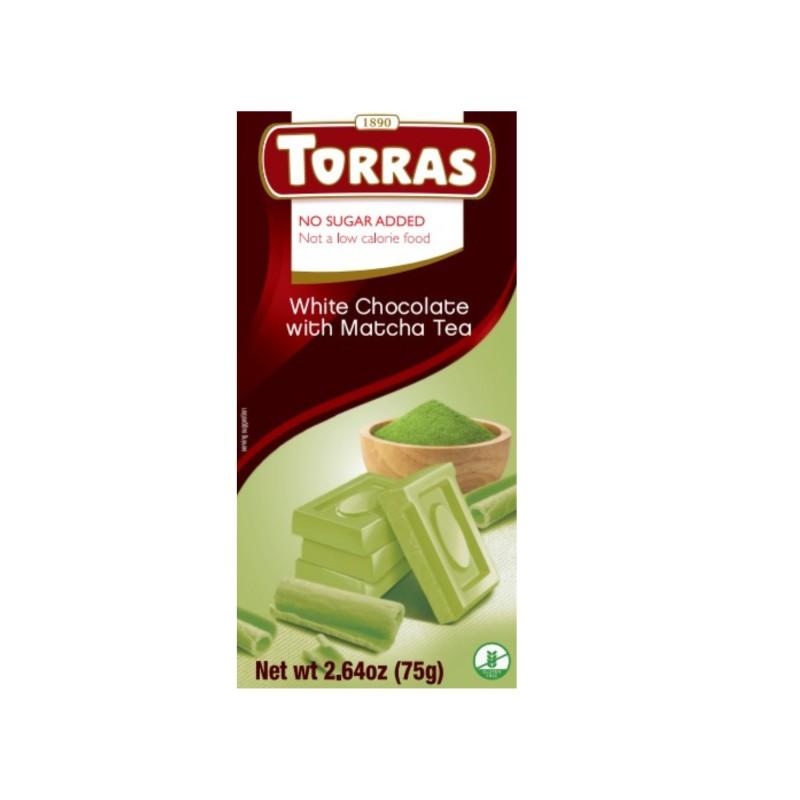 Torras White Chocolate With Matcha Tea 2.64 oz.