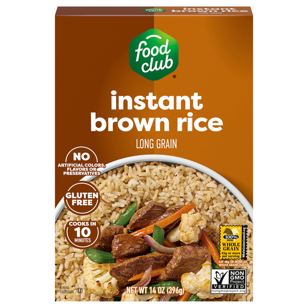 Food Club Instant Brown Rice 14 oz