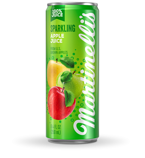 Martinelli's Sparkling Juice, Apple Juice, 8.4 oz