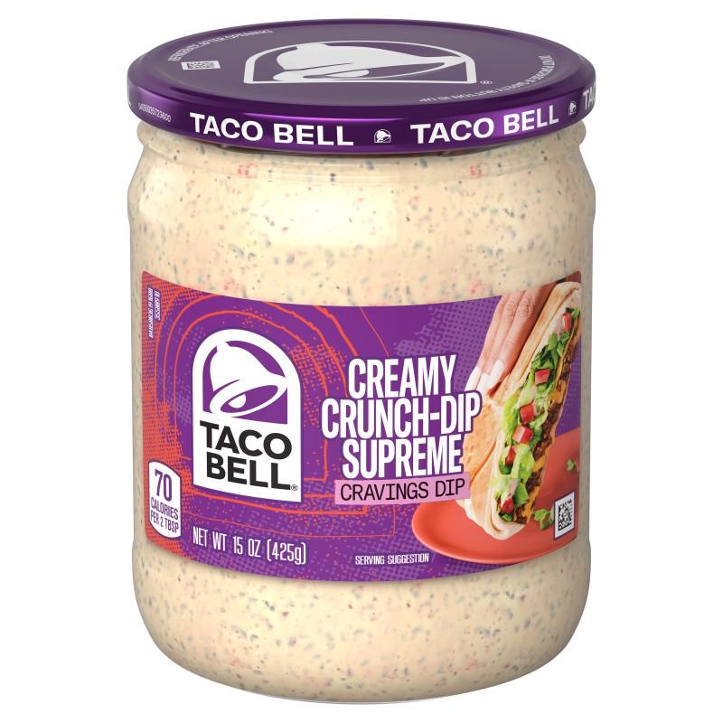 Taco Bell Creamy Crunch-Dip Supreme Dip 15 oz.