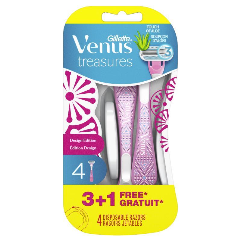 Gillette Venus Treasures Razors 3 ct