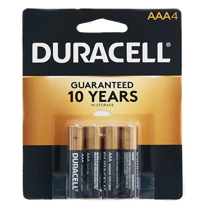 Duracell Batteries AAA 4 ct