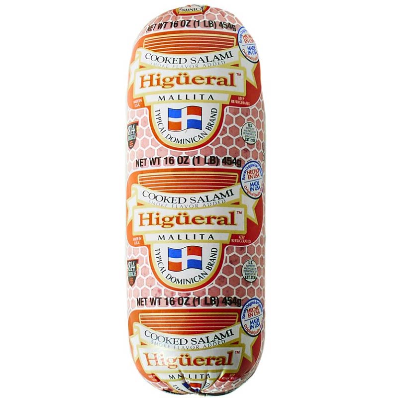 Higueral Cooked Salami Mallita 16 oz