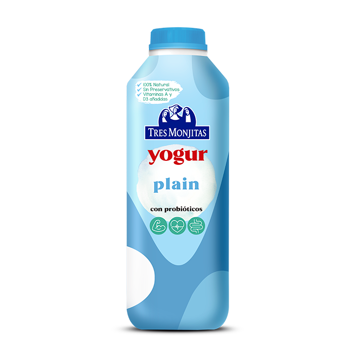 Tres Monjitas Plain Yogurt 32 oz