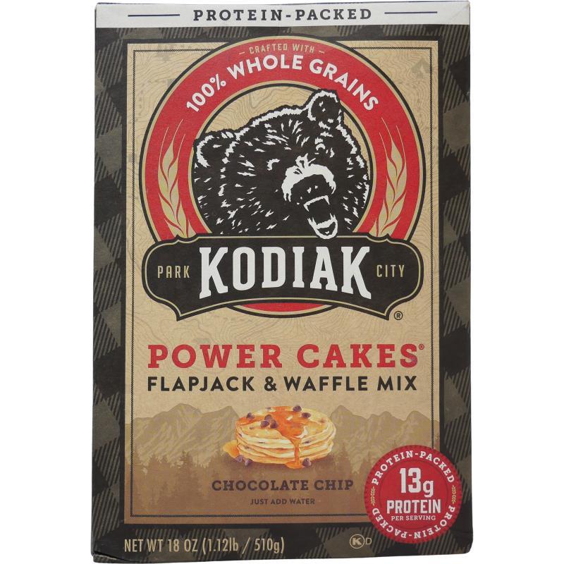 Kodiak Power Cakes Chocolate Chip Flapjack & Waffle Mix 18 oz