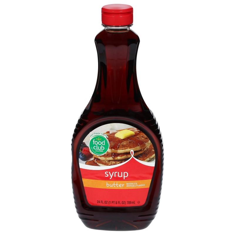 Food Club Butter Syrup 24 oz