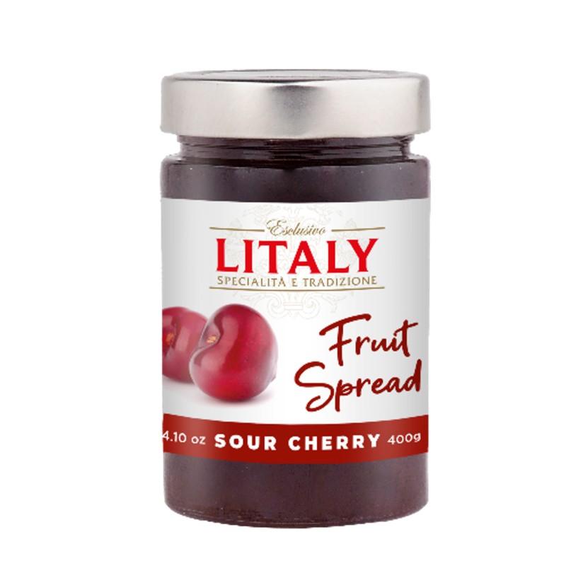 Litaly Fruit Spread Sour Cherry 14.1 oz.