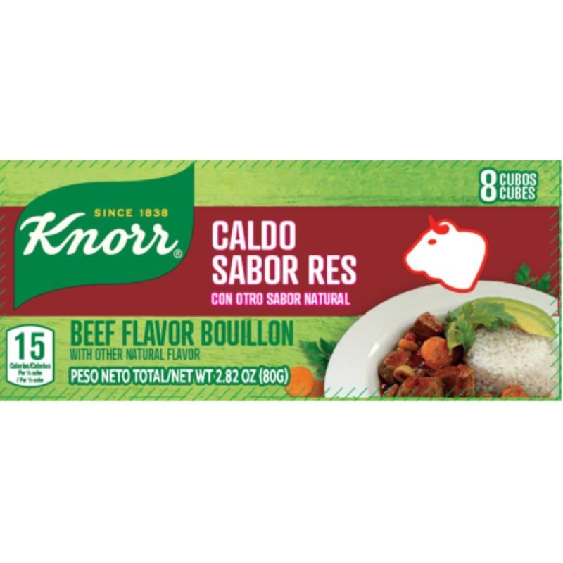 Knorr Caldo con Sabor a Res 6 ct