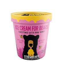 Ice Cream for Bears Strawberry 1 pt