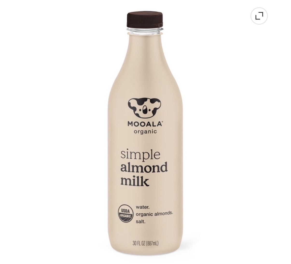 Mooala Organic Simple Almond Milk 30 oz
