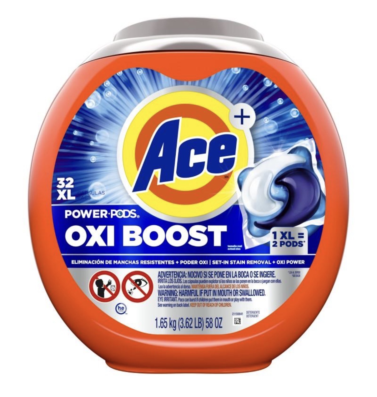 Ace Power Pods Oxi Boost 32 ct