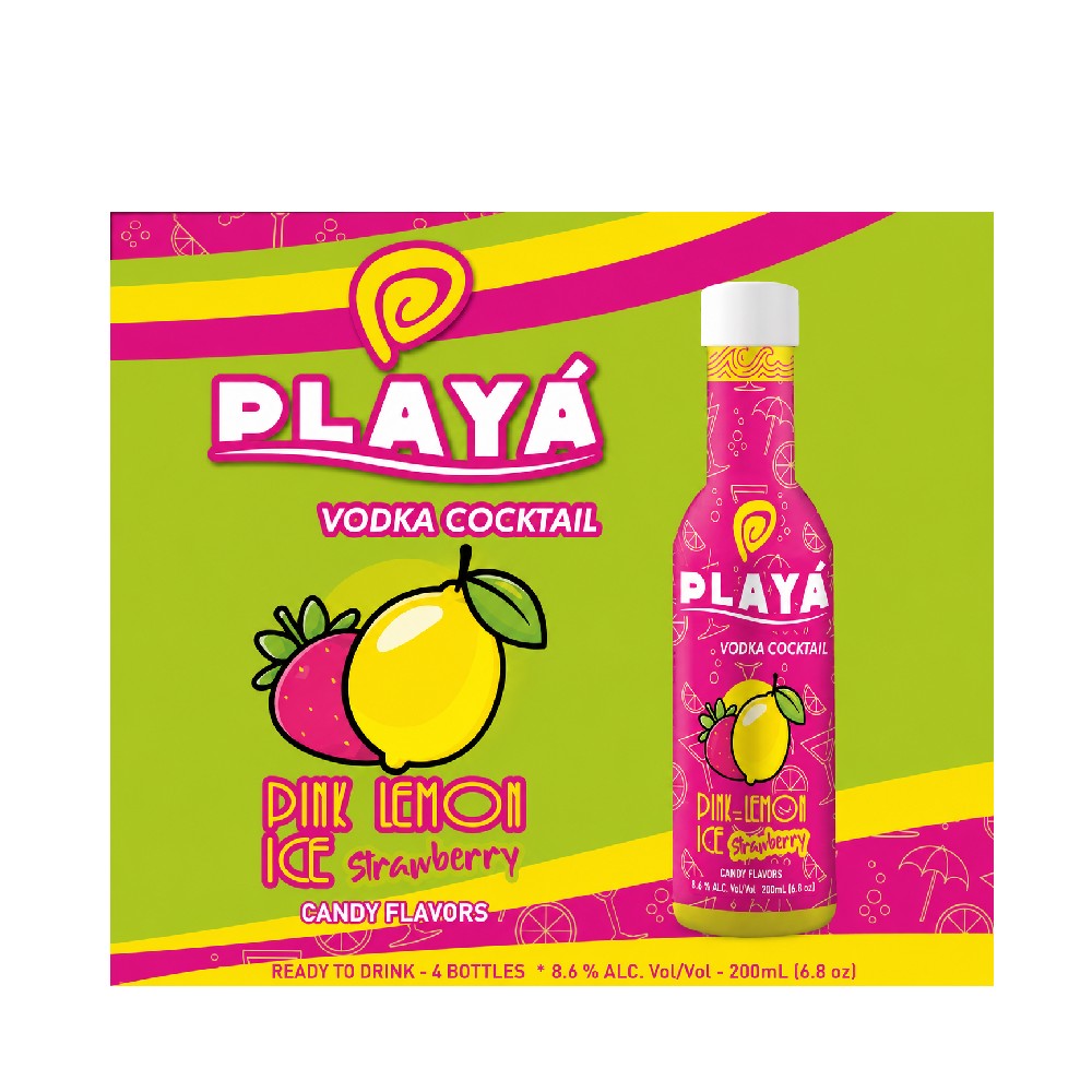 Playá Pink Lemon Ice Strawberry 4-6.8 oz