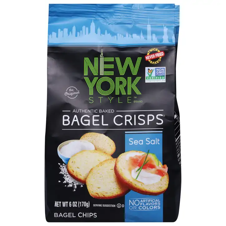 New York Bagel Crisp Sea Salt 6 oz