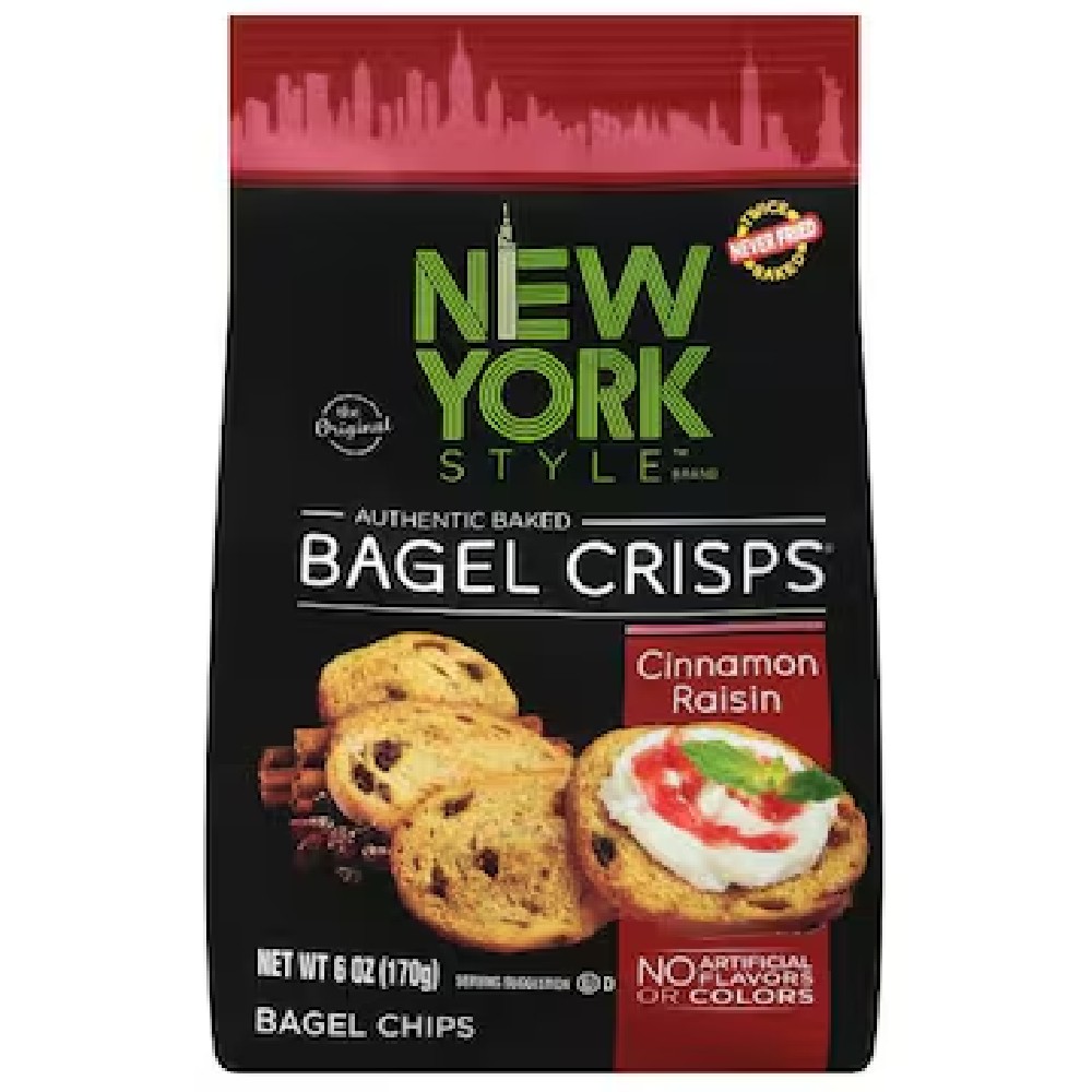 New York Bagel Crisp Cinnamon Raisin 6 oz