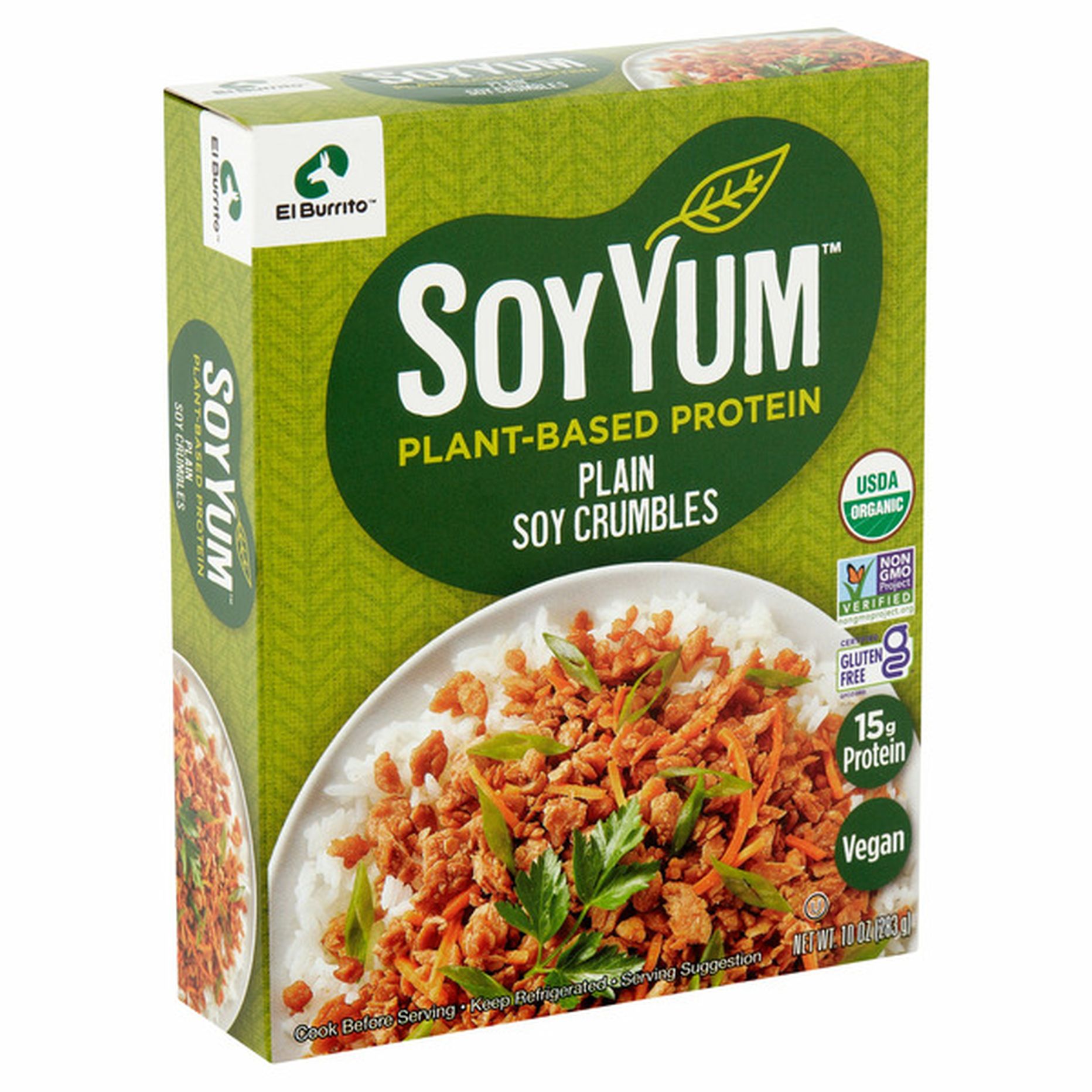 Soy Yum Plant-Based Protein Plain Soy Crumbles 10 oz