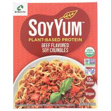 Soy Yum Plant-Based Protein Beef Flavored Soy Crumbles 10 oz