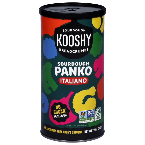 Kooshy Sourdough Panko Bread Crumbs Italian 7.5 oz