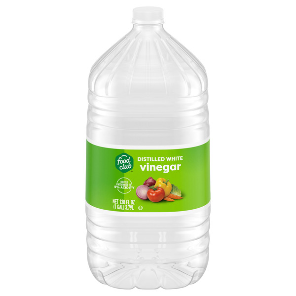 Food Club Distilled White Vinegar 128 oz