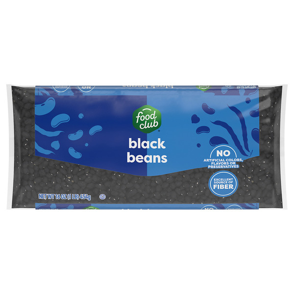 Food Club Habichuelas Negras / Black Beans 1 lb