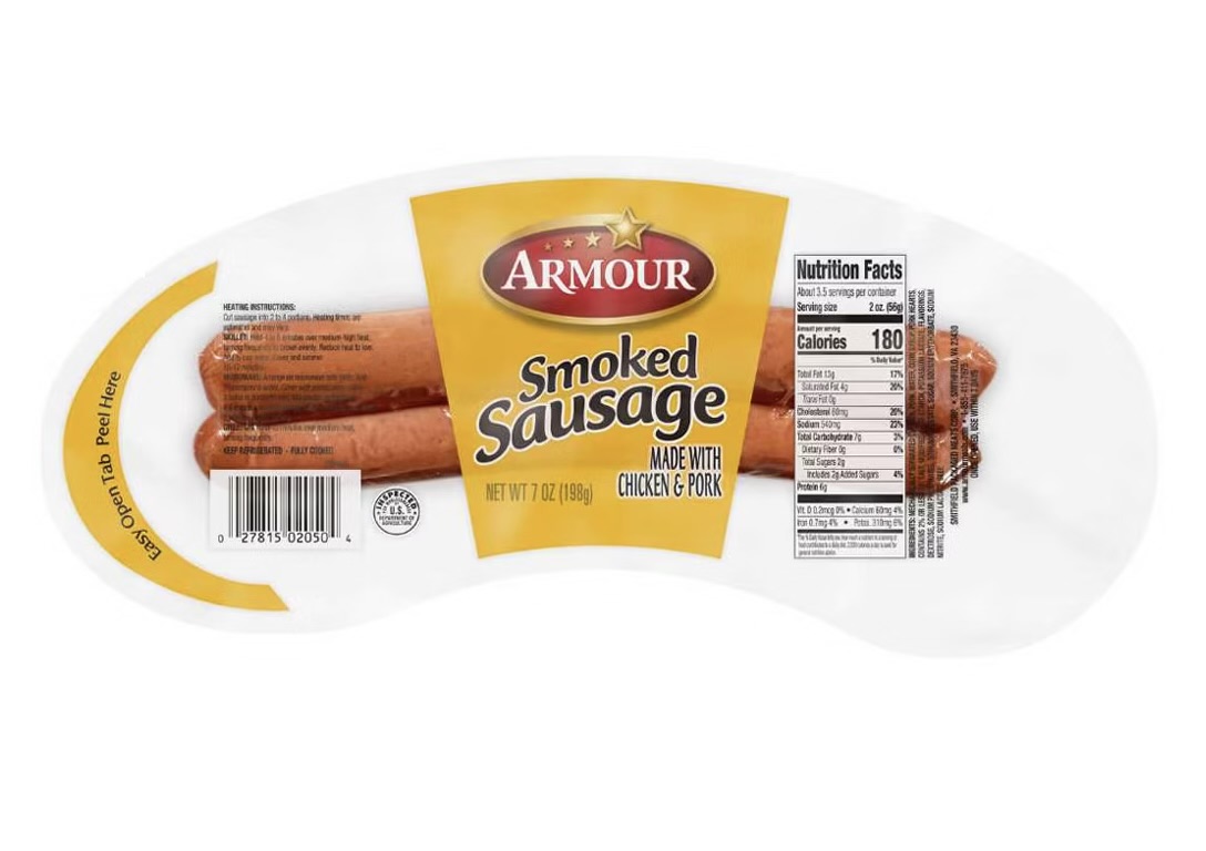 Armour Smoked Sausage 7 oz