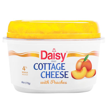 Daisy Cottage Cheese with Peach 6 oz