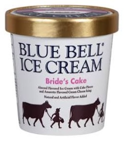 Blue Bell Ice Cream Bride’s Cake 16 oz