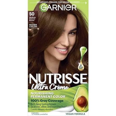 Garnier Nutrisse Permanent Color No. 50 Medium Natural Brown 1 ct