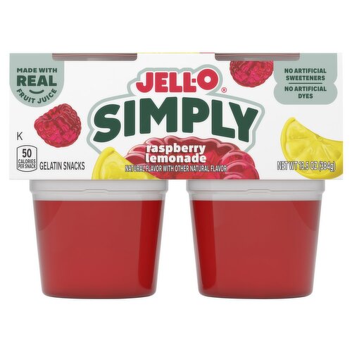 Jello Simply Raspberry Lemonade 4 ct