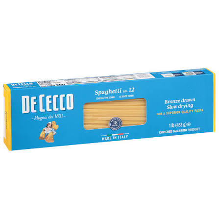 De Cecco Spaghetti No. 12 16 oz