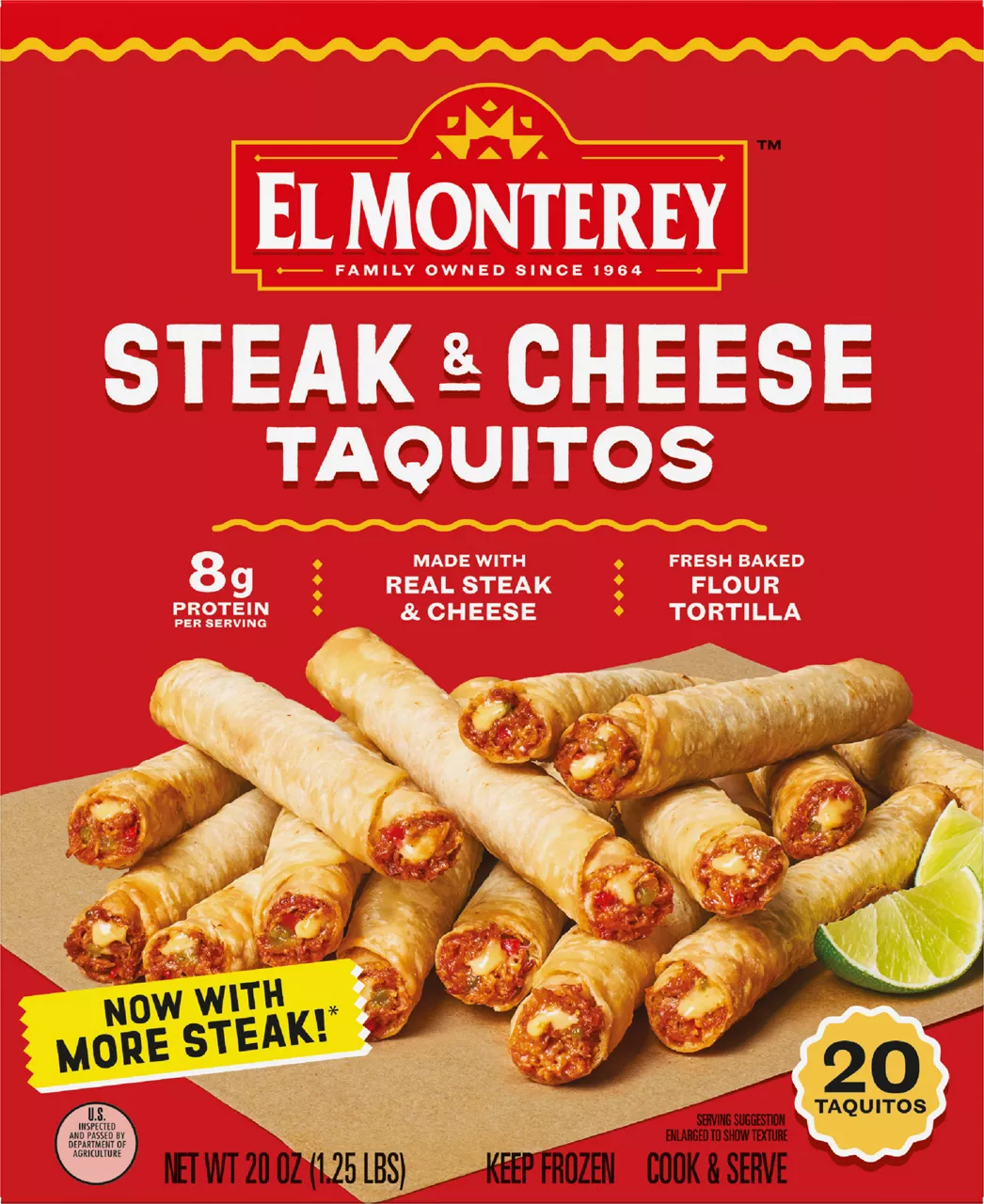 El Monterey Steak & Cheese Taquitos