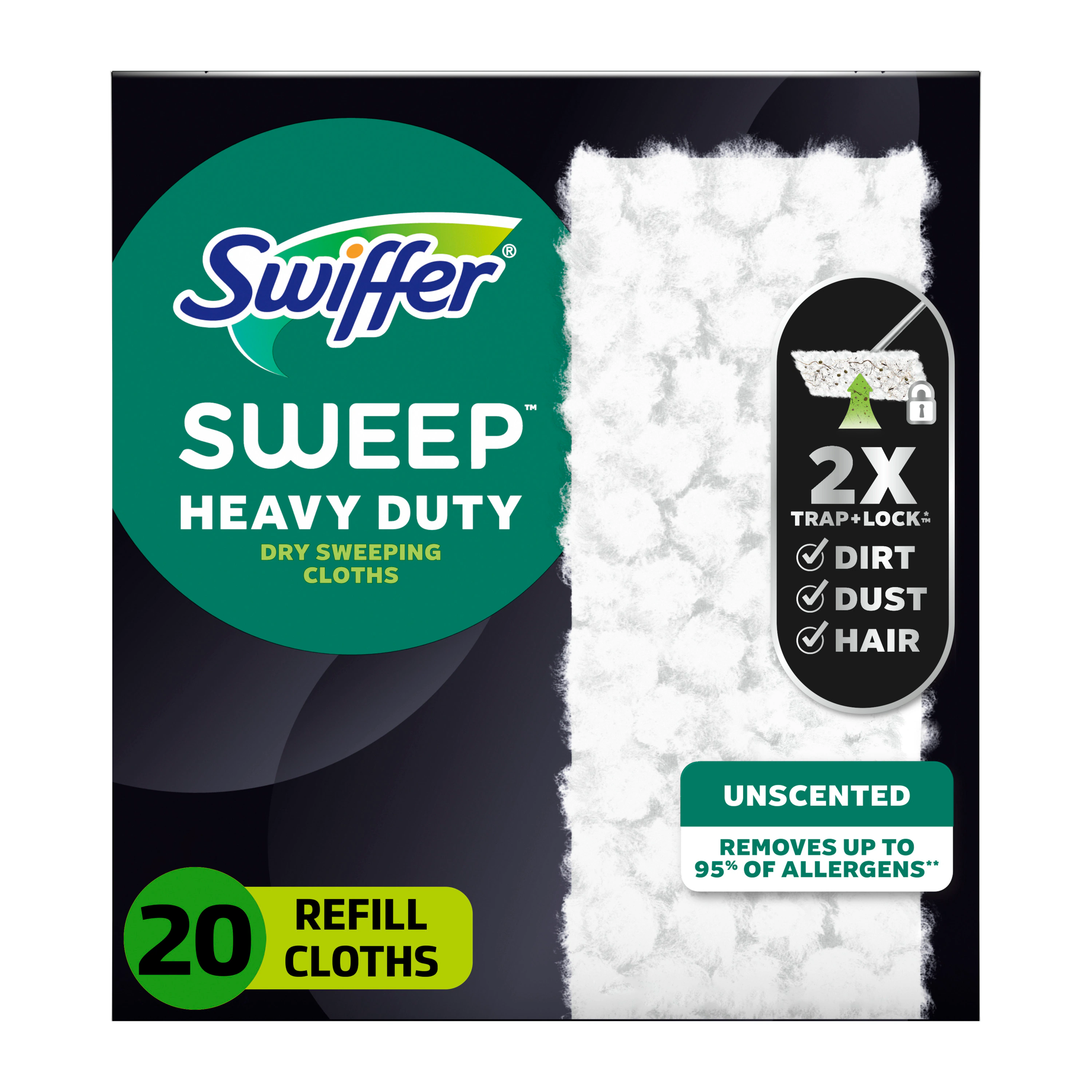Swiffer Sweep Heavy Duty Dry Cloths 20 ct