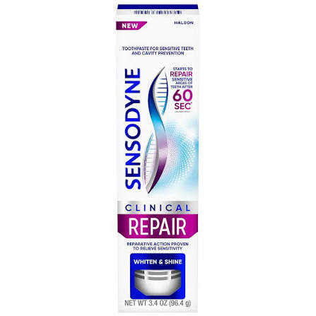 Sensodyne Pronamel Clinical Repair Whiten & Shine 3.4 oz