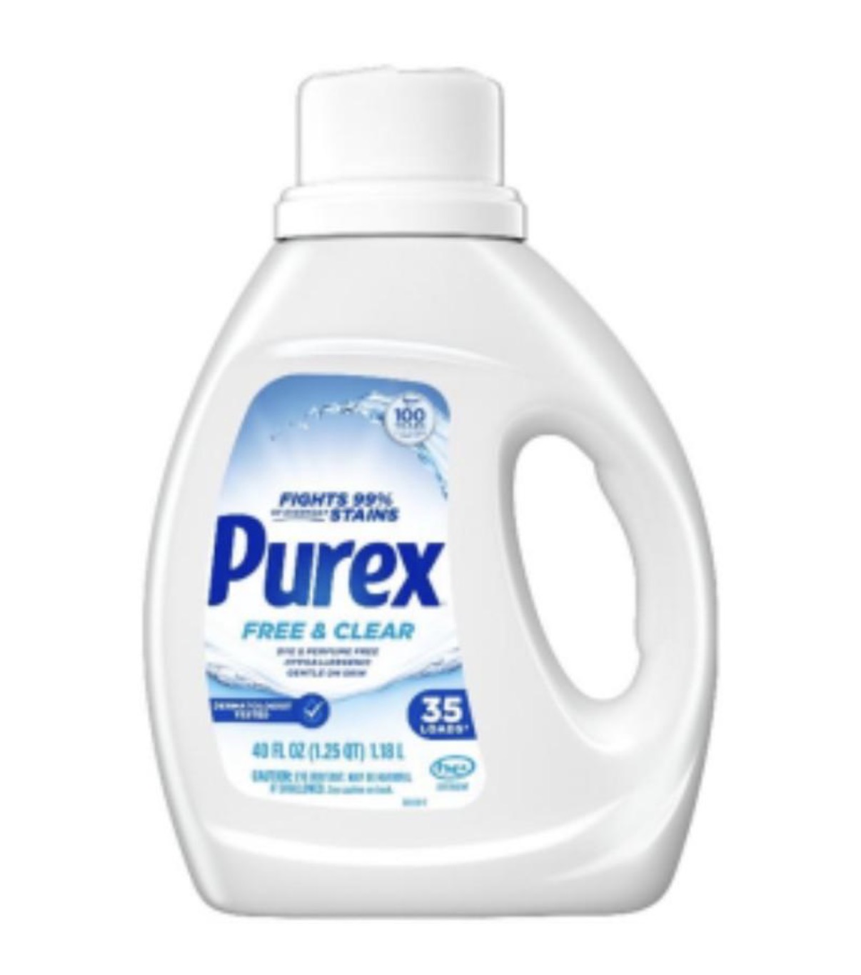 Purex Free & Clear Laundry Detergent 40 oz
