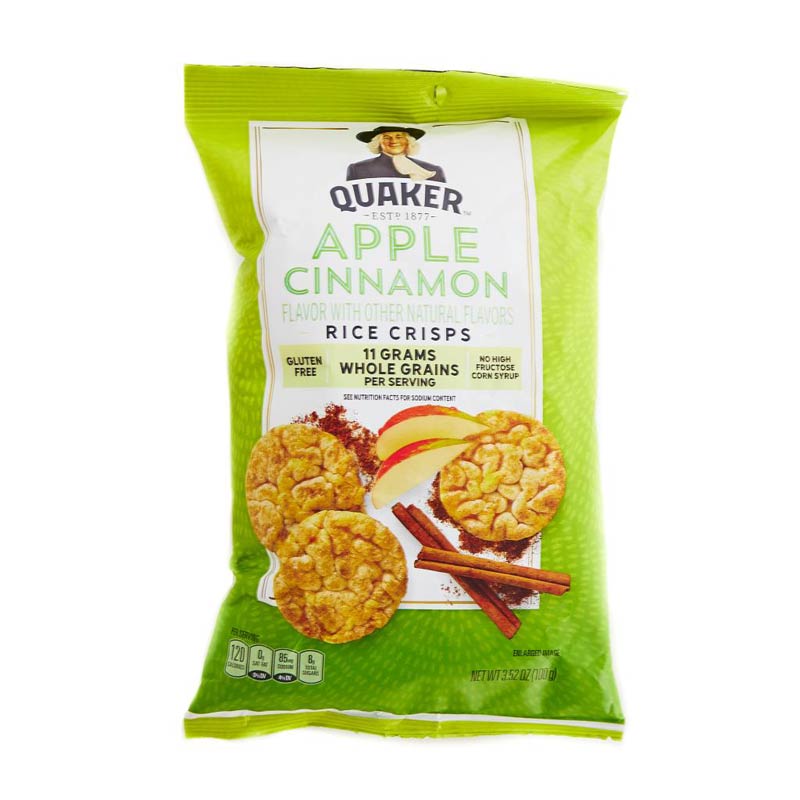 Quaker Rice Crisps Apple Cinnamon 3.52 oz