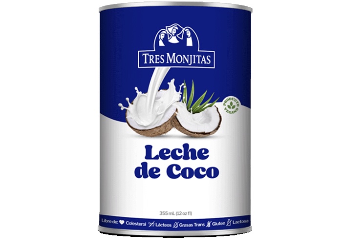 Tres Monjitas Leche de Coco 12 oz