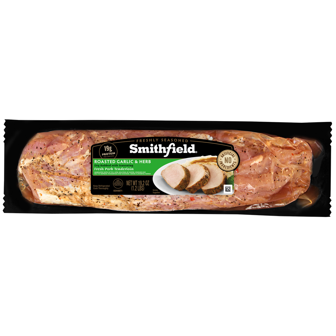 Smithfield Pork Loin Filet Roasted Garlic & Herb 1.2 lbs