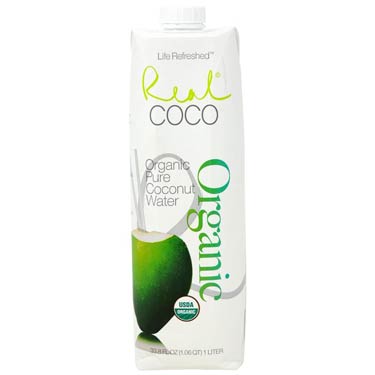 Organic Real Coco Coconut Water Pure 1 lt