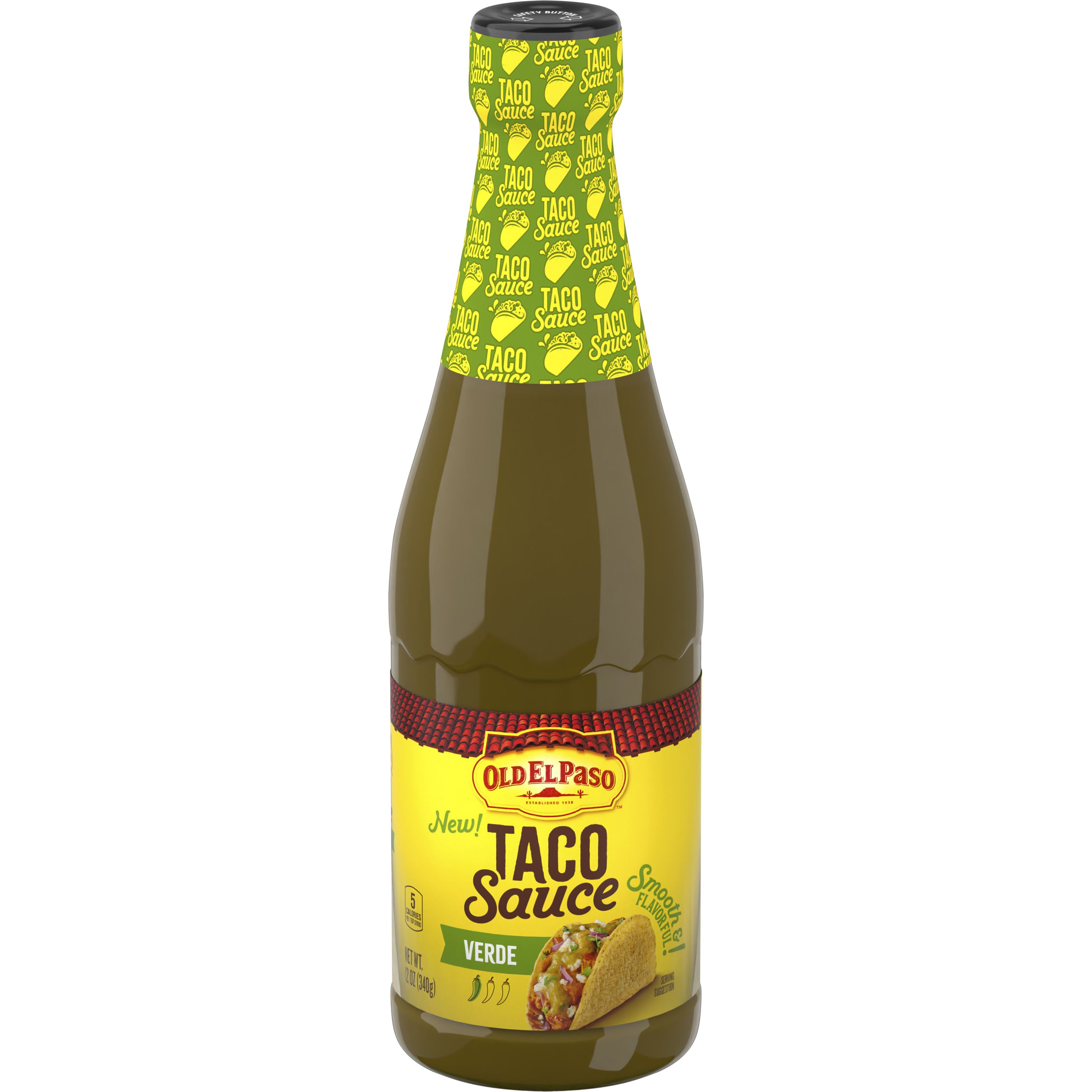 Old El Paso Verde Taco And Enchilada Sauce Mild Meal Prep 12 oz